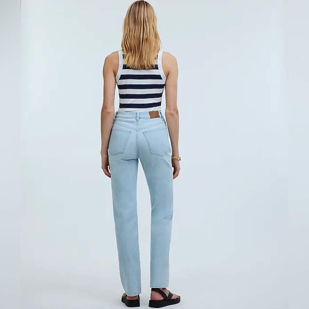 Madewell The Tall '90s Straight Jean In Ward Wash Size 31T NWT - Picture 7 of 11